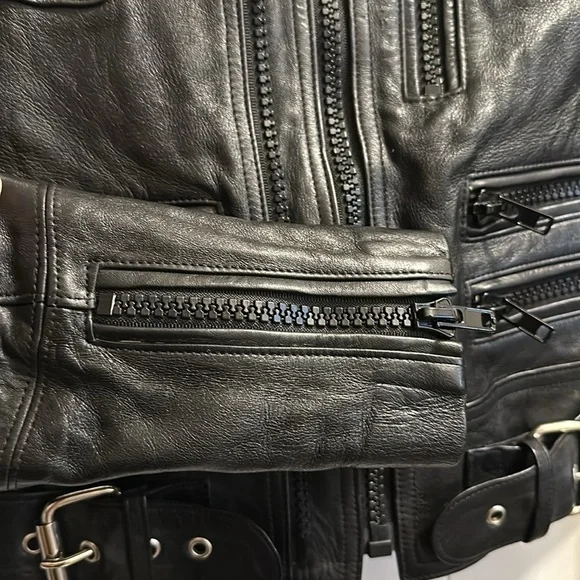 Re/Done leather moto jacket - Picture 12 of 16